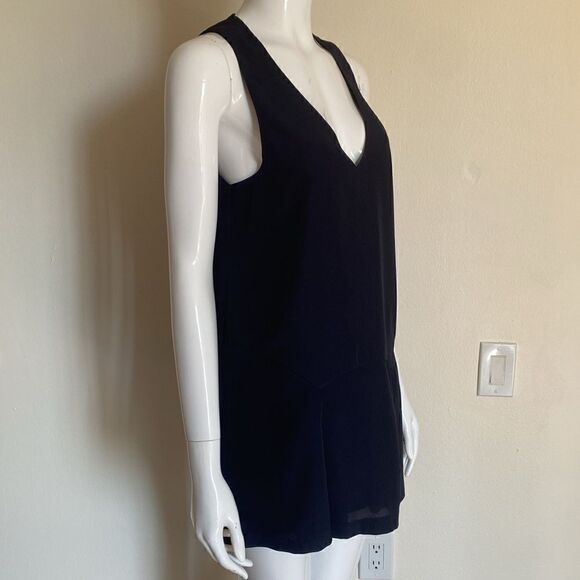 Finders Keepers Navy Mini Shift Dress with Tennis Style Pleated Skirt Size XS - Picture 5 of 12